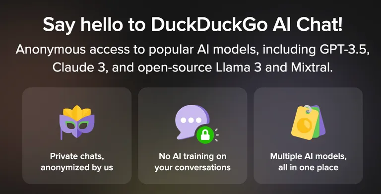 DuckDuckGo AI-Chat Screenshot